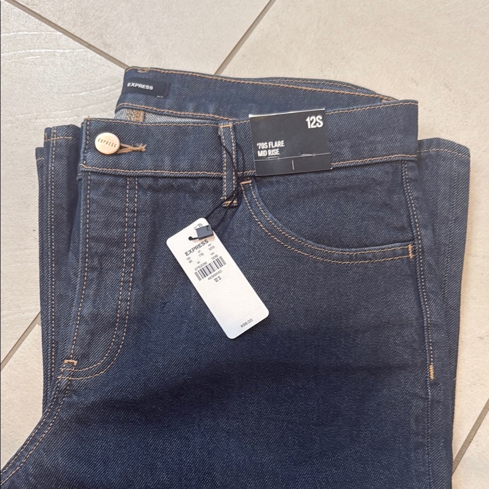 Express Blue Bootcut Jeans